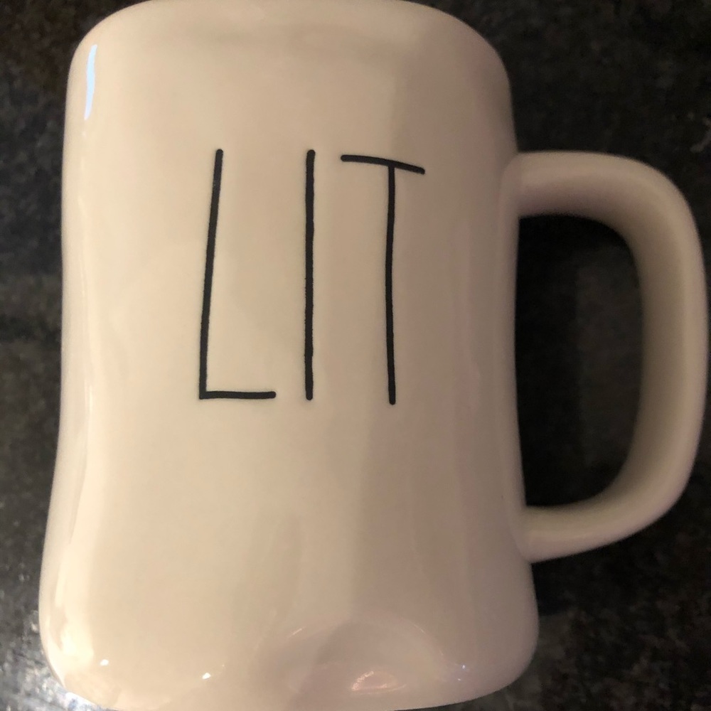 Rae Dunn Clay Lit Long Letter (LL) mug